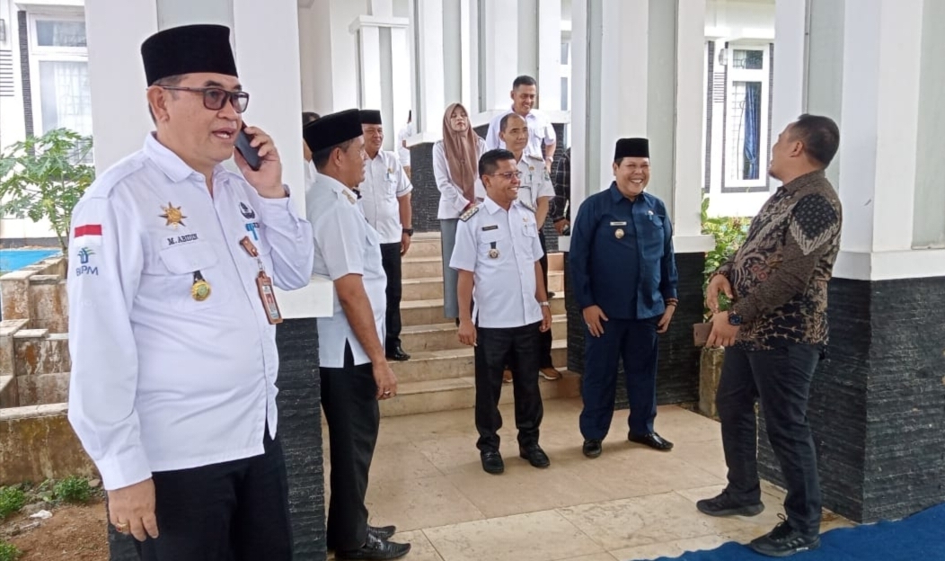 Dandim 0409 RL Kunjungan Kerja di Lebong, Disambut Langsung Oleh Bupati
