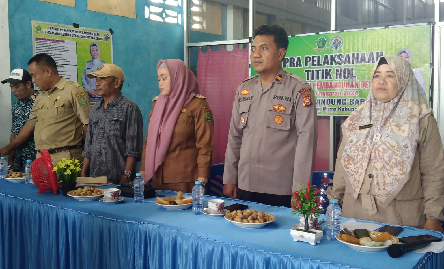 Pemdes Gandung Baru Mulai Pembangunan Infrastruktur Desa TA 2024