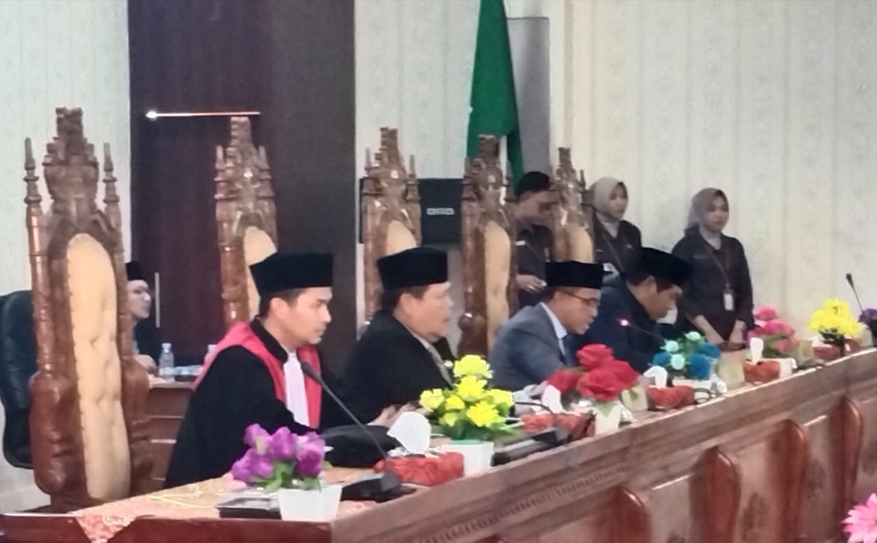 DPRD Lebong Gelar Rapat Paripurna PAW Waka II