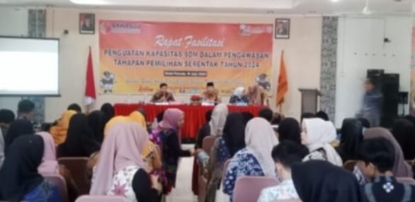 Kepala BKD Kepahiang Narasumber Utama Dalam Rapat Pengawasan Tahapan Pemilu serentak 2024