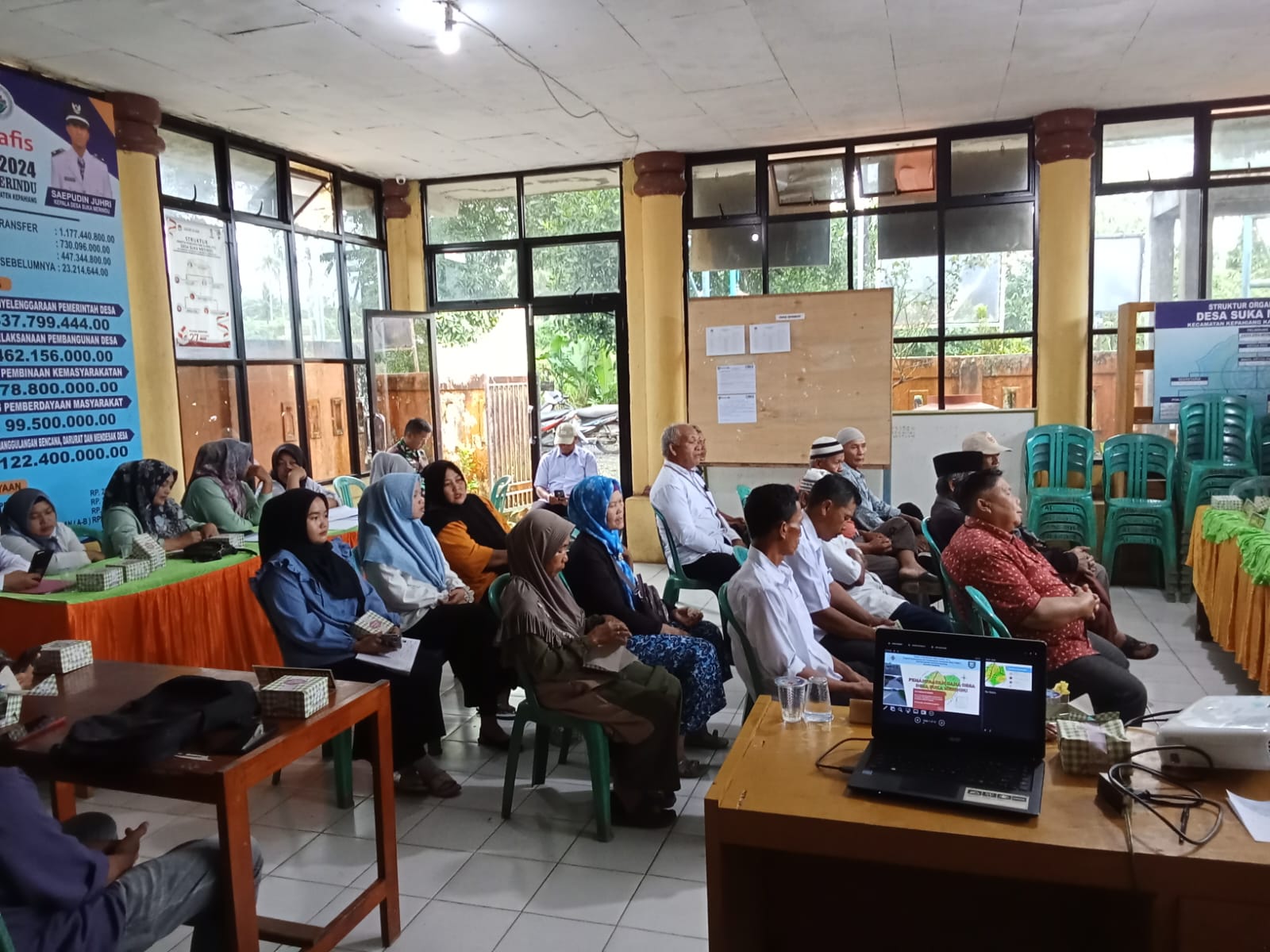 Musyawara desa Suka Merindu Tetapkan 28 KPM Penerima BLT-DD TA.2025