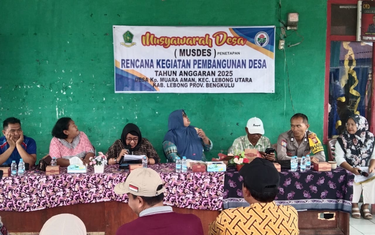 Pemdes Kampung Muara Aman Gelar Musdes, Finalisasi RKPDes Tahun Anggaran 2025